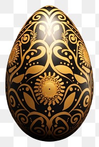 PNG Egg pattern celebration decoration. 