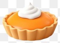 PNG Pumpkin pie dessert cupcake icing. 