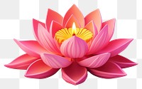 PNG Lotus flower dahlia petal plant. AI generated Image by rawpixel.