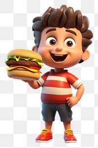 PNG Hamburger cartoon food  