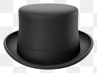 PNG Black hat white background celebration. 