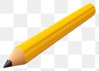 PNG Pencil yellow  simplicity. 