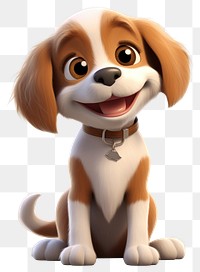 PNG Puppy cartoon animal mammal. AI generated Image by rawpixel.