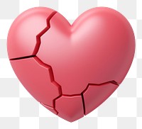PNG Broken heart misfortune breaking cracked. AI generated Image by rawpixel.
