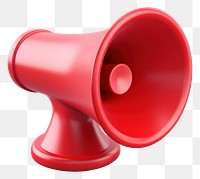 PNG Red megaphone white background electronics technology. 