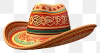 PNG Sombrero hat transparent background headwear. 