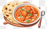 PNG Food curry meal dish. AI generated Image by rawpixel.