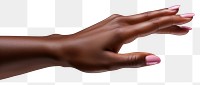 PNG Hand finger adult black. 