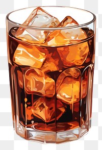 PNG Glass whisky drink ice. 