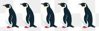 PNG Penguin animal bird wildlife transparent background