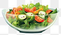 PNG Vegetable salad plant food transparent background