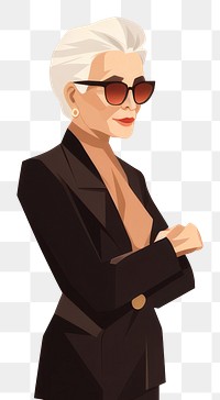 PNG Sunglasses cartoon accessories illustrated. AI generated Image by rawpixel.