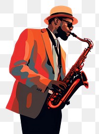 PNG Saxophone adult saxophonist performance. AI generated Image by rawpixel.