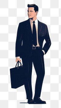 PNG Briefcase portrait adult blue. 