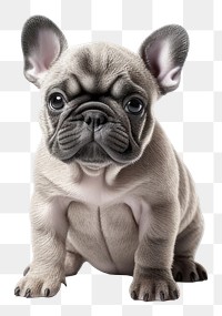 PNG Bulldog animal mammal puppy transparent background