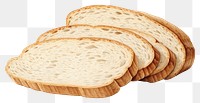 PNG Bread sourdough sliced food. AI generated Image by rawpixel.