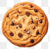 PNG Cookie chocolate food chocolate chip cookie, digital paint illustration. AI generated image
