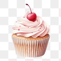 Dessert cupcake cream fruit. 