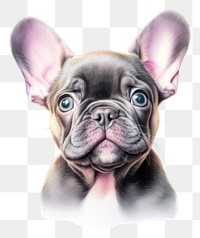 PNG Bulldog animal mammal pet transparent background