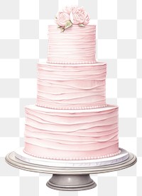 PNG Wedding cake dessert flower transparent background