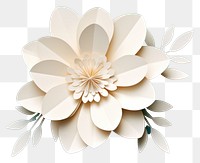 PNG Flower dahlia plant paper transparent background