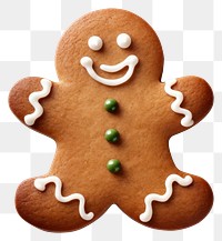 PNG Gingerbread cookie christmas food. AI generated Image by rawpixel.
