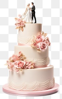 PNG Wedding bride cake dessert transparent background