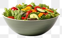 PNG Salad bowl vegetable plant transparent background