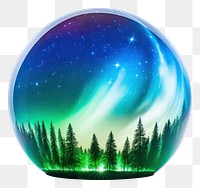 PNG Sphere nature light night. AI generated Image by rawpixel.