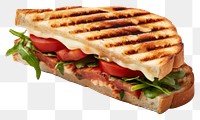 PNG Panini sandwich bread food meal. 