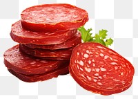 PNG Pepperoni meat food mettwurst. 