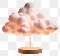 PNG Lamp lampshade cloud white. 