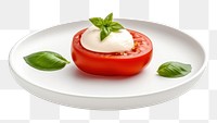 PNG Tomato plate vegetable cheese. AI generated Image by rawpixel.