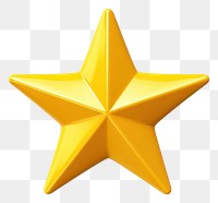 PNG Yellow symbol star white background. AI generated Image by rawpixel.