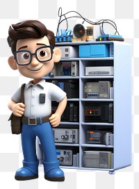 PNG Technician cartoon  technology. 