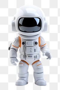 PNG Astronaut cartoon robot white. 