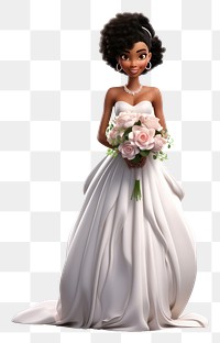 PNG Bride fashion wedding cartoon. 