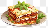 PNG Food dessert lasagna cake. 