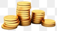 PNG Gold coin money transparent background