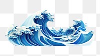 PNG Sea ocean wave white background. AI generated Image by rawpixel.