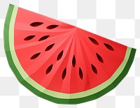 PNG Paper craft watermelon fruit plant food. 