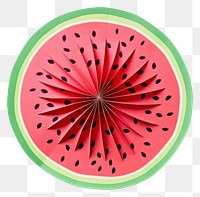 PNG Paper craft watermelon fruit plant food. 