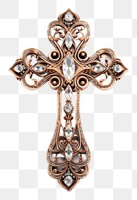 PNG Cross crucifix jewelry symbol transparent background