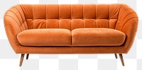 PNG Loft sofa furniture cushion white background. AI generated Image by rawpixel.