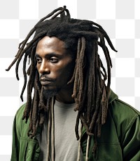 PNG Dreadlocks portrait photo hair. 