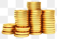 PNG Gold coin money transparent background