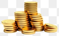 PNG Gold coin money transparent background