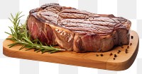 PNG Steak meat beef food transparent background