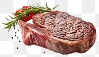 PNG Steak meat beef food transparent background