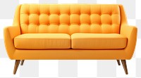 PNG Retro sofa furniture  comfortable. 